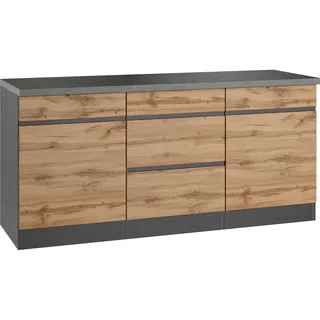 Held Unterschrank Turin 180 x 86 x 60 cm Grau