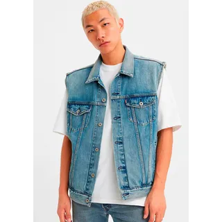 Levi's® Jeansweste »RELAXED TRUCKER VEST MED INDIGO - WORN IN«, blau