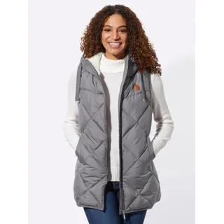 Casual Looks Longweste, grau,