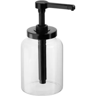 APS DISPENSA, Behälter aus Glas, Polypropylen, 1,7 l, Schwarz, Transparent, 1 Stück