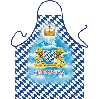 ITATI-Textilien Grillschürze, Polyester, Bayerisch, Einheitsgröße