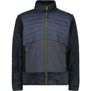 CMP - Herren Hybrid Highloft Fleece Jacke, Titan, 56