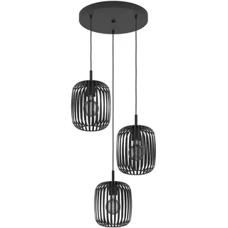 EGLO Romazzina 1-flg. 110 cm oval schwarz