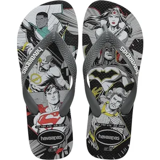 Havaianas - Top Heróis DC, Bequeme, Robuste und Leichte Badelatschen mit Helden- und Schurken-Sohlen, Unisex Erwachsene