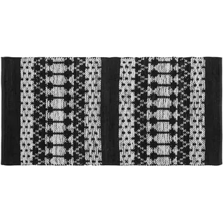 Beliani Sokun Fellteppich 80 x 150 cm Schwarz