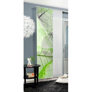 Home fashion Blatari Schiebegardine 60 x 245 cm grün