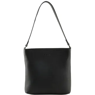 Tom Tailor Damen Ammi Beuteltasche, schwarz, Uni, Gr. ONESIZE