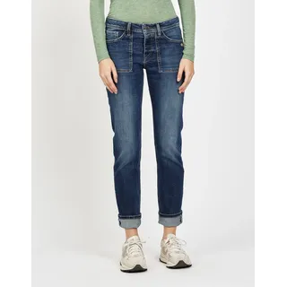GANG Boyfriend-Jeans »94NICA WORKER« cooler, androgyner Look, blau