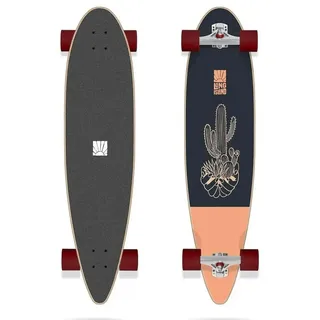 Long Island Essential Pintail 39 ́ ́ Longboard - Blue / Pink - 9.0 Zoll