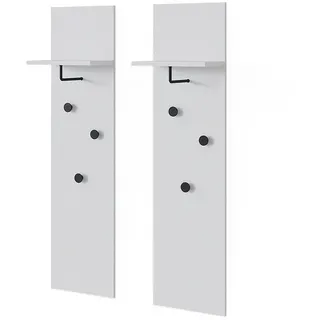 Vicco Wandgarderobe Siri Weiß