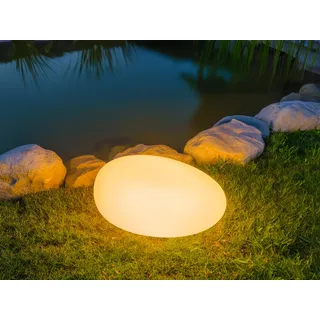 LED Solarleuchte Weiß - Weiß