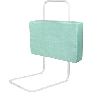 Sessamen-LP Bettgitter Bettschutzgitter 50cm Bettgitter Höhenverstellbar Rausfallschutz Absturzsicheres, 40-60cm Verstellbares Seitenschutz, Seegrün - Grün