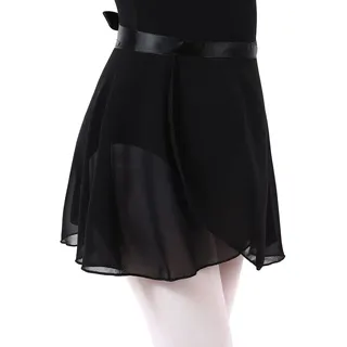 Ballett Wickelrock Chiffon Tanz Wickelrock Verstellbarer Ballettrock Ballett Tanz Dancewear für Mädchen und Damen
