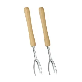 Metaltex Pellkartoffel-Gabeln, 2-teilig, Kartoffelstecher zum einfachen Pellen der Kartoffeln ohne sich zu verbrennen, 1 Set