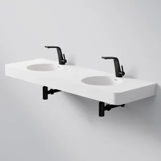 Steinberg Serie 449 Wand-Doppelwaschtisch 150 x 48 cm (4497200W)