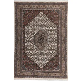 THEKO Benares Bidjar Orientteppich 90 x 160 cm Braun/Creme