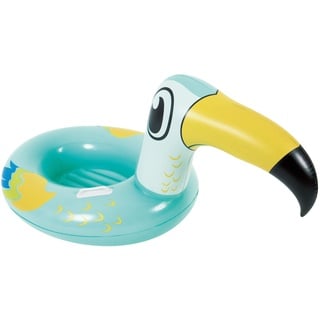 BLUE SKY - Toucan-Boot - Aufblasbar - 069311 - Blau - Kunststoff - 139 cm x 71 cm - Kinderspielzeug - Schwimmring - Outdoor-Spiel - Strand - Ab 3 Jahren