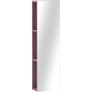 Wandregal SCHILDMEYER "Piazza, Breite 30 cm", mauve, B:30cm H:110,6cm T:19,6cm, FSC-zertifizierter Holzwerkstoff, Regale, Wandregal, Made in Germany