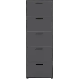 HBZ Schuhkipper 59 x 169 x 17 cm grau / grau matt