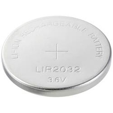 Bild von LIR2032 Knopfzellen-Akku LIR 2032 Lithium 45 mAh 3.6 V 1 St.