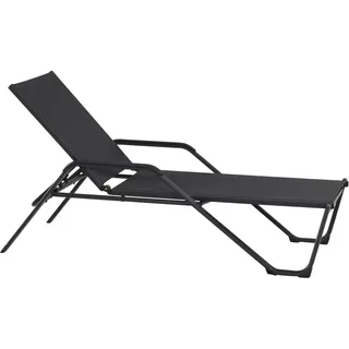 Siena Garden Sonnenliege Tesoro 195 x 70 x 108 cm Anthrazit