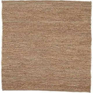 carpetfine Juteteppich »Nala, Quadrat beige 80x80 cm | Moderner Teppich für Wohn- und Schlafzimmer