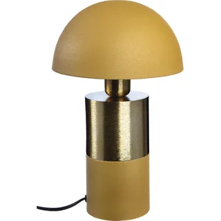 Casablanca Tischleuchte, Pilz, "Mushroom", Metall, gelb, goldfarben, , H. 33 cm, D. 20 cm 53232 - Gelb