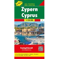Zypern, Top 10 Tips, Autokarte 1:150.0000