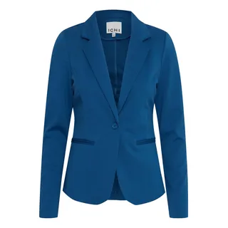 ICHI IHKATE BL Damen Blazer Kurzblazer Jacke EIN-Knopf-Blazer mit Stretch und Reverskragen
