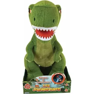 JEMINI Les JEMINOSAURES Plüschtier Dinosaurier Sound und Licht Tyrannosaur TREX +/-32 cm