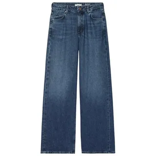 Marc O'Polo Denim Damen Jeanshose Wide Leg High Waist, Blau (Multi/Icy Dark Vintage Blue),