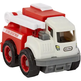 little tikes Dirt Diggers Mini - Feuerwehrauto - Realistisches Notfallauto - Robustes Spielauto für Drinnen und Draußen - Leicht zu Halten - REGT die Fantasie an - Für Kinder ab 2+ Jahren