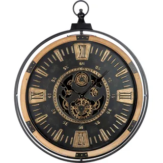 Gilde Wanduhr rund Pertador 74,0 cm schwarz