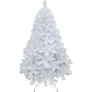 Shatchi Künstlicher Weihnachtsbaum  Weiß 122 cm
