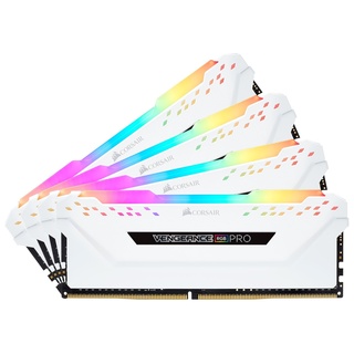 Vengeance RGB PRO weiß DIMM Kit 32GB, DDR4-3600, CL18-19-19-39 (CMW32GX4M4C3600C18W)