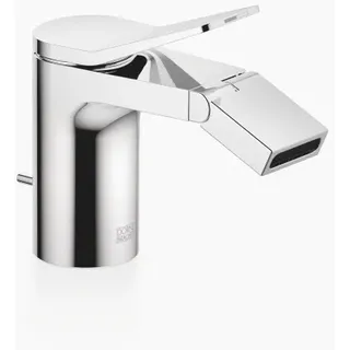 Dornbracht LISSÉ Bidet-Einhandbatterie mit Ablaufgarnitur, Ausladung 123mm, 33600845-00, Farbe: Chrom