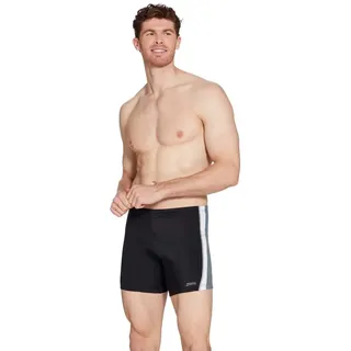 Zoggs Toronto Hip Racer 32 Badehose Boxer - Black / Grey - 3XL