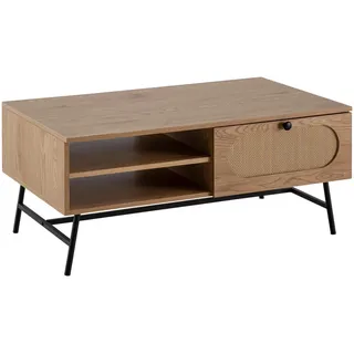 Wohnling Couchtisch Eiche Nachbildung B/H/T: ca. 100x45x60 cm x 60 x 45 cm