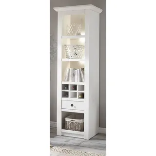 furn.design Regalschrank Hooge 58 x 45 x 207 cm Weiß