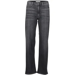 Taillenhose BETTY & CO "High Waisted-Jeans mit Strass", Damen, Gr. 36, EURO, schwarz (schwarz denim), Obermaterial: 71% Baumwolle CO. 16% Polyester PES. 11% Modal CMD. 2% Elasthan EL., Hosen Taillenhose
