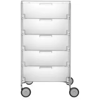 Kartell Mobil Box 5 weiß, Designer Antonio Citterio/Glen Oliver Löw, 94x49x47.5 cm