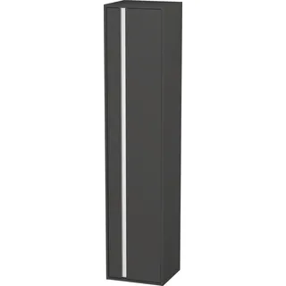 Duravit Ketho Hochschrank, 400x1800x360 mm, eine Tür, Anschlag rechts, KT1255R4949, Farbe: Graphit Matt Dekor