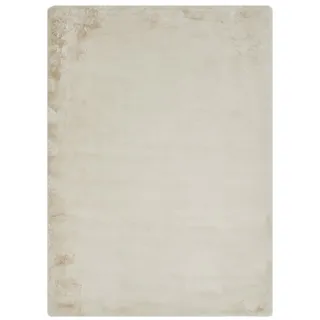 -LUXOR- living Kunstfell Coste Flauschiger Teppich Schlafzimmer - ideal zur Verwendung als Bettvorleger Schlafzimmer - gemütlicher Fellteppich Lammfell Imitat 160 x 230 cm Beige