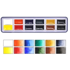 Artway 2302691 Aquarellfarben, aluminium, Einfarbig
