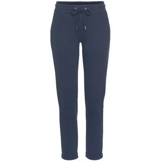 H.I.S. H.I.S, Sweathose Schlupfhose mit kleinem Aufschlag am Saum, Loungewear, blau