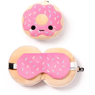 relaxeazzz Puckator Reisekissen mit Relaxeazzz Maske - Donut