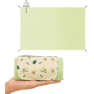 EVBOTGEE Picknickdecke Klein 100x150 cm Wasserdicht Picknickdecke, Ultraleicht Kompakt Camping Stranddecke, Leichte Mini Picknickdecke, Wasserdicht Doppelseitig für Strand Camping Reisen