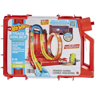 Hot Wheels Track Builder Unlimited Benzinkanister-Stuntbox, Zusammenbau-Set f