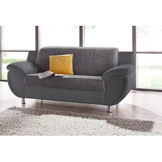 TRENDMANUFAKTUR Rondo 3 Kunstleder 2-Sitzer Grau