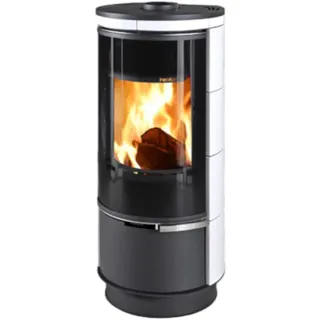 Thorma Kaminofen | ANDORRA Keramik PLUS | 7,5 kW | Weiß